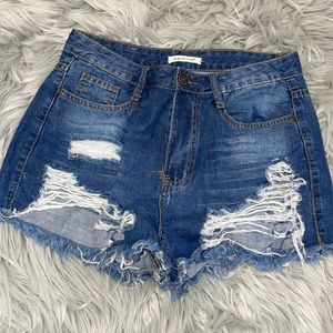 Machine brand Jean Shorts